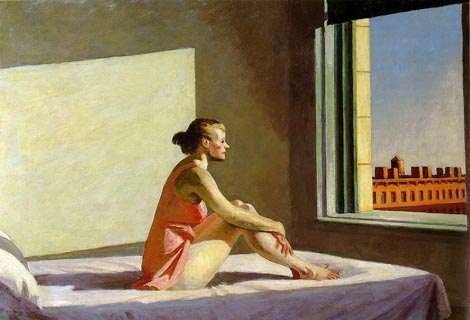 Edward Hopper, Jutaenje sunce (Morning Sun), 1952.