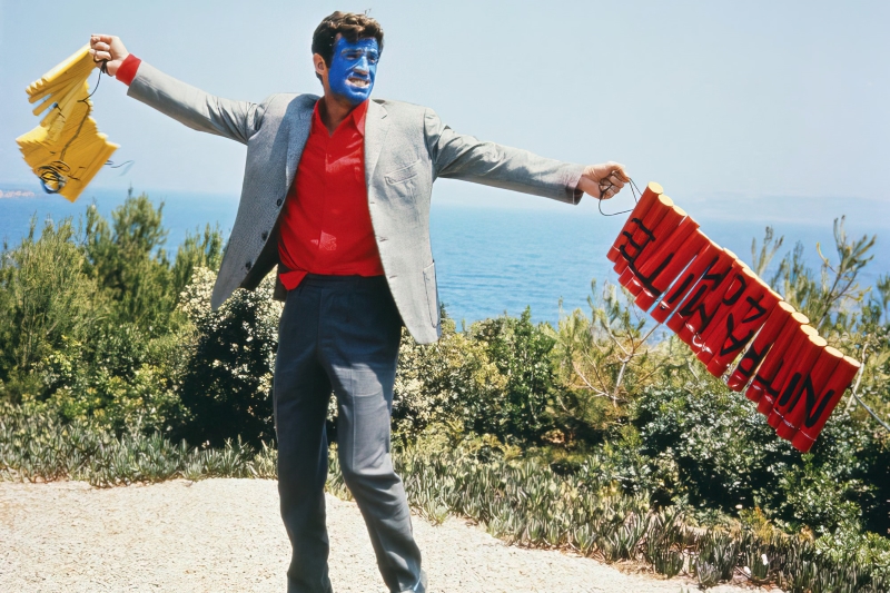 <em>Ludi Pierrot</em> (<em>Pierrot le fou</em>), red. Jean-Luc Godard, 1965.